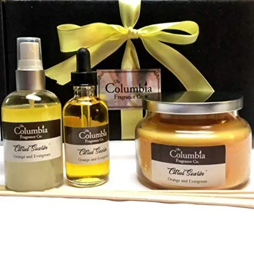 CITRUS SOARIN' - Orange and Evergreen fragrance gift set