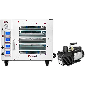 BVV 7.5CF Neocision Lab Certified Vacuum Oven and and VE280 9CFM Two Stage Vacuum Pump kit