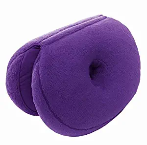 Coccyx Orthopedic Seat Cushion for Chair Car Bottom Buttocks Pad Body Shaper Hip Pelvis Multifunctional Cushion Pillow Can Be Used for Dual-Use (Purple)