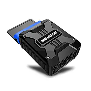 HAYATA [Best Laptop Cooler] LPC-03 Air Extracting Laptop Cooling with Vacuum Fan - USB Powered, Wind Control, Quiet Operation, Ultra-Portable Radiators,CPU Cooler, Fan Heat Sink for Notebook, Laptop