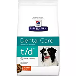 Hill's Prescription Diet t/d Dental Care Chicken Flavor Dry Dog Food 25 lb