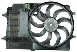TYC 621080 Mini Cooper Replacement Radiator/Condenser Cooling Fan Assembly