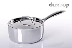  Secura Duxtop Whole-Clad Tri-Ply Stainless Steel Induction Ready Premium Cookware with Lid, 3 Quart