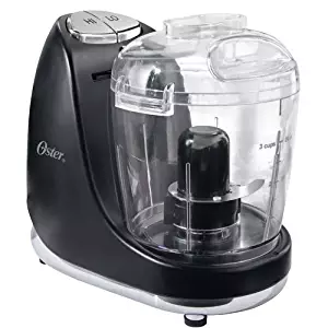 Oster FPSTMC3321 3-Cup Mini Chopper with Whisk, Black
