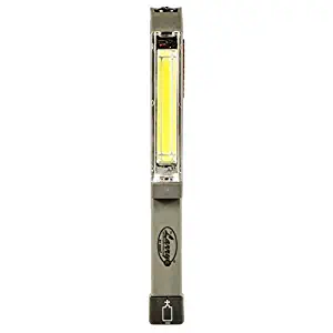 Nebo 6352 Larry C 170 lm C-O-B LED Power Work Flashlight with 3 AAA Batteries Included, Grey