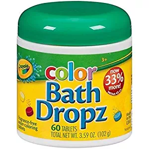Crayola Color Bath Dropz 3.59 Ounce (60 Tablets) by Toys & Child
