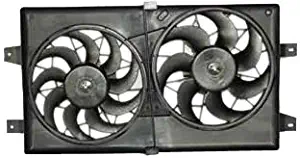 TYC 620910 Chrysler/Dodge Replacement Radiator/Condenser Cooling Fan Assembly