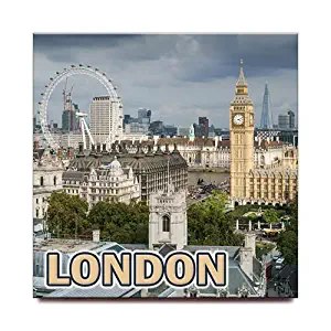 London square fridge magnet United Kingdom England travel souvenir