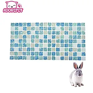 FLAdorepet Summer Hamster Bed Guinea Pig Cooling Stone Mat Pad Small Animal Rabbit Chinchilla Cool Bed House for Bunny Mini Dog Kitten