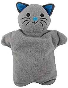 Yogibo Aroma Mate - Lavender Aromatherapy Heating Pad & Ice Pack - Soothes Aches & Pains - Cute & Cuddly Stuffed Animal - Microwavable & Freezable - Removable & Machine Washable Outer Cover - Cat
