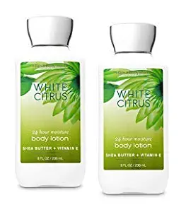 Bath and Body Works 2 Pack White Citrus Super Smooth Body Lotion 8 Oz