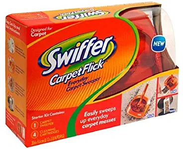 Swiffer Carpet Flick Carpet Sweeper Starter Kit, 1 kit