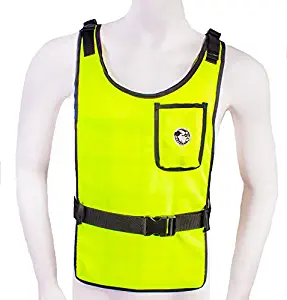 AllTuff USA Hi Vis Lime Heat Stress Safety Cooling Vest 42°F