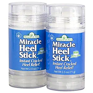 2-Pack Miracle Heel Stick with UltraAloe, 2.5 Ounce Stick