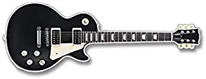 MAGNET Black Gibson LES PAUL Style Guitar Shaped Magnet(guitarist electric play band rock) 2 x 6 inch