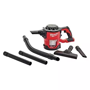 Milwaukee 0882-20 Filter M18 18V Cordless Lithium-ion Compact Vacuum, Hand Held 40 CFM (Complete Set) w/Bonus: Premium Microfiber Cleaner Bundle