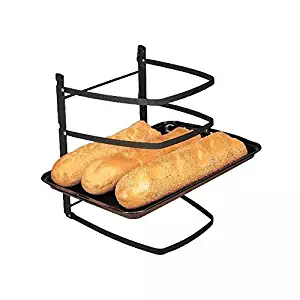 Linden Sweden Metal Baker's Cooling Rack - Adjustable 4-Tier Baker's Shelf for Baking Sheets, Pizza Stones and Muffin Tins - Great for Crafts and Organization - Folds Flat for Easy Storage