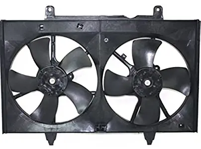 Dual Radiator and Condenser Fan Assembly - Cooling Direct For/Fit NI3115126 04-09 Nissan Quest