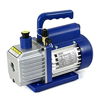 ZENY 4CFM 1/3HP Electric Vacuum Pump Refrigerant R410a R134a HVAC Deep Vane Air Conditioner w/ 1/4" Flare Inlet Port