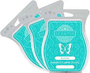 Scentsy, By the Sea, Wickless Candle Tart Warmer Wax 3.2 Oz Bar, 3-pack (3)