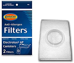 EnviroCare Replacement Vacuum Bags and After Filter for Electrolux Canister and Aerus AP100. 2 After Filters