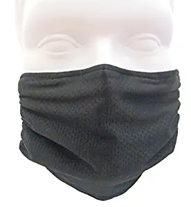 Breathe Healthy Honeycomb Face Mask-Protect Your Immune System from Allergens, Pollen, Dust, Mold Spores, Cold & Flu (Black)