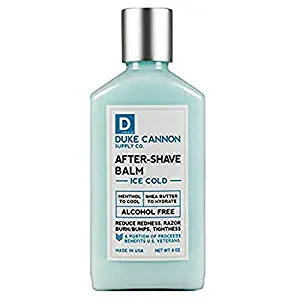 Duke Cannon Men's Ice Cold After-Shave Balm, 6oz (Pack of 2) / Alcohol-Free, Paraben-Free, Sulfate-Free