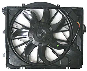 Dual Radiator and Condenser Fan Assembly - Cooling Direct For/Fit BM3117101 06-13 BMW 3-Series 08-13 1-Series AT w/o Turbo w/o SULEV (N51)