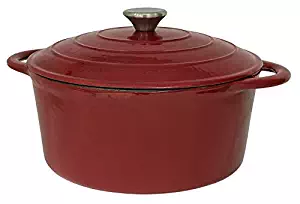 Useful UH-CI136 5.5QT Cast Iron Enamel Covered Round Dutch Oven With Lid