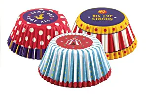 Fox Run 7127 Circus Bake Cup Set, 3 x 3 x 1.25 inches, Multicolored
