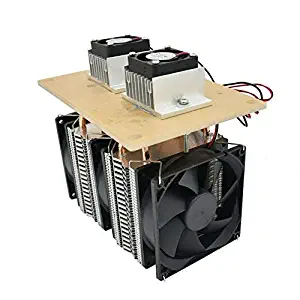 12V 12A 144W Electronic Semiconductor Refrigerator Radiator Air Cooling Equipment DIY Double Fan Kit