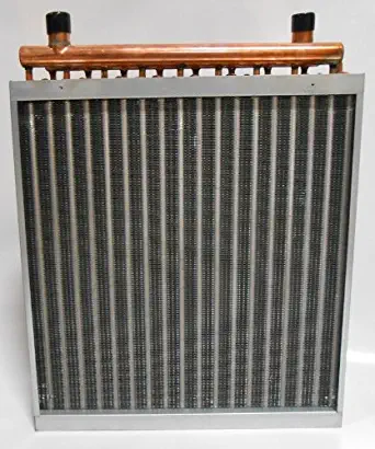 24x24 Water to Air Heat Exchanger Hot Water Coil Outdoor Wood Furnace