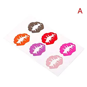 Party Diy Decorations - 6pcs Set Silicone Glass Wine Label Lip Moustache Shape Recognizer Glasses Tea Mug Cup Marker Bottle - Decorations Party Party Decorations Wine Label Sakura Solid D