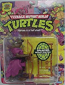 Teenage Mutant Ninja Turtles 25th Anniversary Action Figure Splinter by Playmates