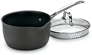 Cuisinart 619-18P Chef's Classic Nonstick Hard-Anodized 2-Quart Cook and Pour Saucepan