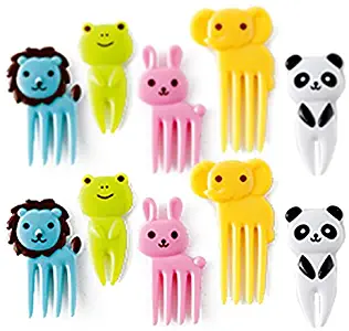 CuteZCute Bento Decoration Box, Animals Food Picks and Forks