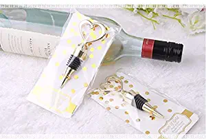 Party Favors - Dhl 50pcs Lot Wedding Favors Gifts Gold Heart Shape Corkscrew Wine Bottle Stopper - Slinky Yoyo Lip Holiday Inflatable Winter Ornaments Erasers My Slime