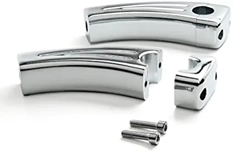 Krator 4.5" Chrome Bike Handlebar Pullback Risers 7/8" For Kawasaki Ninja Samurai Avenger 250 250R