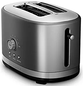 KitchenAid KMT2116QG 2 Slice Slot Toaster with High Lift Lever, Liquid Graphite