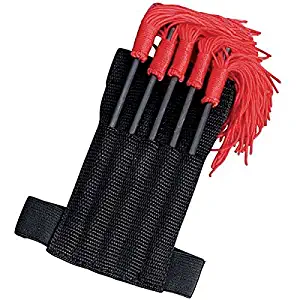 Set of 5 Ninja Throwing Spikes with Wrist Sheath