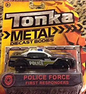 Tonka Metal Diecast Bodies – First Responders Police Force Cruiser 1:55 scale