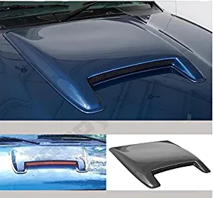 Nova Hood Scoop Matte Black for Dodge Ram F150 F250 Silverado Sierra Titan Tundra Tacoma Frontier Ranger Colorado Canyon Mustang Camaro Challenger Charger Universal Paintable ABS