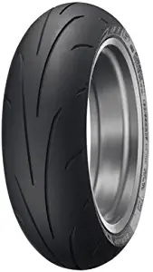 Dunlop Sportmax Q3+ Rear Motorcycle Tire 190/55ZR-17 (75W) for Kawasaki Ninja ZX-10R (ABS) 2011-2018