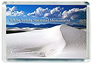 J436 White Sands National Monument Alamogordo Jumbo Refrigerator Magnet US - American Travel Fridge Magnet USA