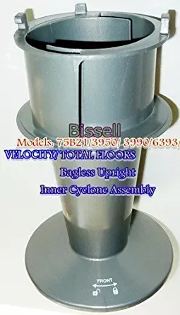 BISSELL GENUINE INNER CYCLONE ASSEMBLY FOR VELOCITY/ TOTAL FLOORS BAGLESS UPRIGHTS. For Models 75B21/6393/3950/ 3990