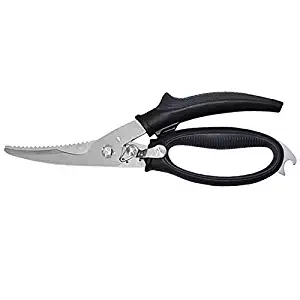 Poultry Shears - Heavy Duty Kitchen Scissors for Cutting Chicken, Poultry, Game, Bone, Meat - Chopping Food - Spring Loaded