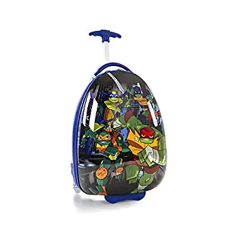 Nickelodeon TMNT Ninja Turtles Boy's 18" Rolling Carry On Luggage