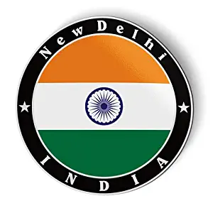 India Flag - Flexible Magnet - Car Fridge Locker - 5"