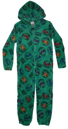 Character Teenage Mutant Ninja Turtles Hooded Suit Fleece 100% Polyester 11 to 12 Years Onesie