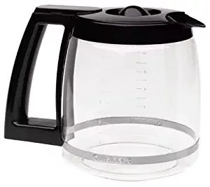 Cuisinart DCC-1200PRC 12-Cup Replacement Glass Carafe, Black